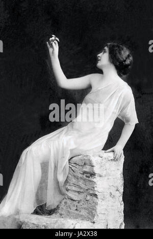 Une photo vintage de 1901 portrait de femmes russes. Banque D'Images