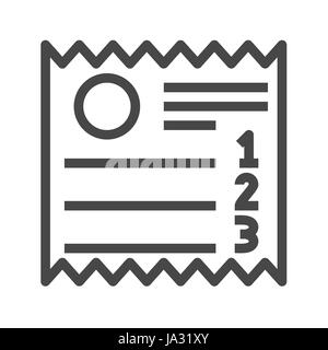 Réception ventes fine ligne Icône vecteur. L'icône de la télévision isolé sur fond blanc. Fichier EPS modifiables. Vector illustration. Illustration de Vecteur