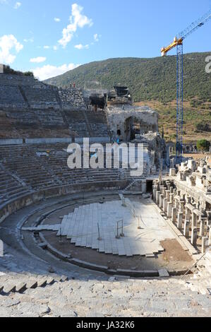 Loi, performance, pilier, la Turquie, chapter, excavations, cousin, loi, Banque D'Images