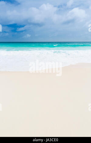 Perfect white beach Anse Intendance dans le sud de Mahe, Seychelles Banque D'Images