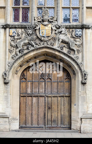 Braesnose College, Université d'Oxford, Angleterre Banque D'Images