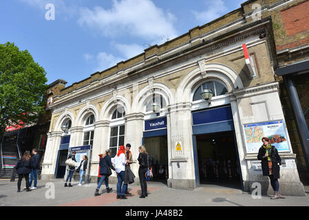 La station de Vauxhall, Londres Banque D'Images