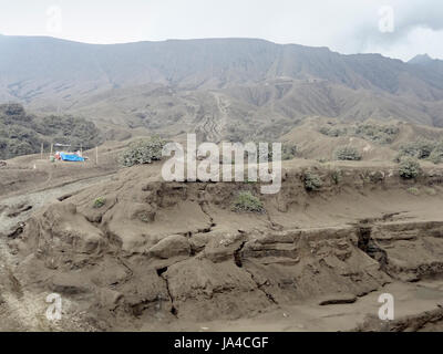 Paysage autour de Parc National de Bromo Tengger Semeru à Java, une île de l'Indonésie Banque D'Images