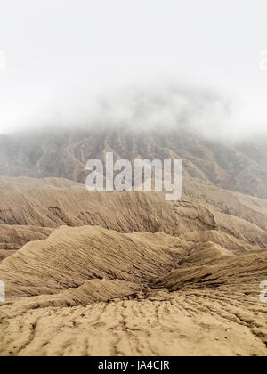 Paysage autour de Parc National de Bromo Tengger Semeru à Java, une île de l'Indonésie Banque D'Images
