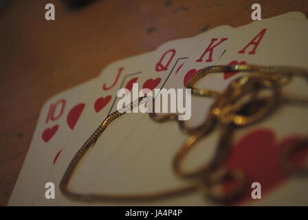 Photos de cartes à jouer Banque D'Images