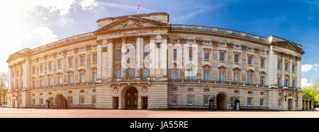Photo panoramique du Buckingham Palace, Londres Banque D'Images