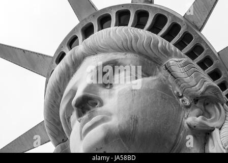 Statue de la Liberté à New York. Banque D'Images