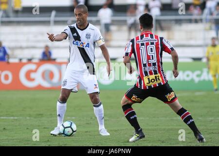 Campinas, Brésil. 04 Juin, 2017. Wendel pendant le match entre Ponte Preta et São Paulo s'est tenue à l'Moisés Lucarelli Stadium à Campinas. La comparaison n'est valable que pour le 4ème tour du Brasileirão 2017. Credit : Ricardo Moreira/FotoArena/Alamy Live News Banque D'Images