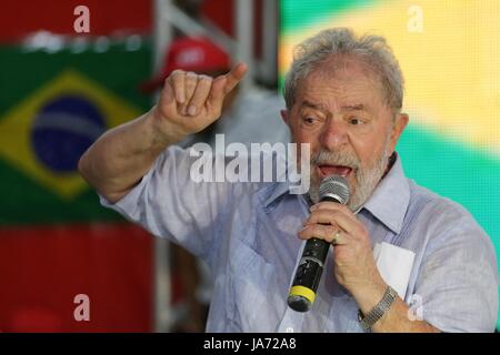 Maceio, Brésil. Août 23, 2017. Luiz Inacio Lula da Silva est l'ancien président du Brésil en mouvement pour le Brésil de Lula, à l'Fênix Club à Maceió, le mercredi, 23. Brésil : Crédit Photo Presse/Alamy Live News Banque D'Images