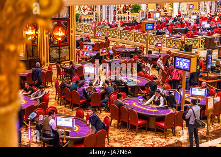 Le casino Venetian piscine Banque D'Images