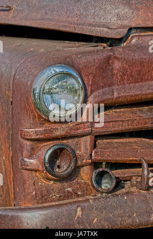 Close up detail de wagons rouillés Banque D'Images