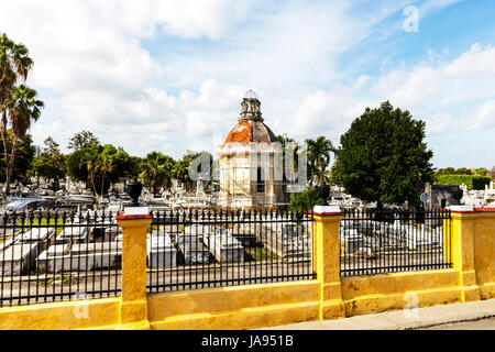 Cristóbal Colón, cimetière cimetière Colon de La Havane abrite aujourd'hui les vestiges de presque autant qu'il y a de résidents vivant dans la ville de La Havane, Cuba Banque D'Images