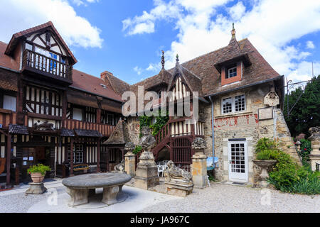 France, Calvados, Dives sur Mer, l'Hostellerie de Guillaume le conquerant (Guillaume le Conquérant) ou le village d'Art Banque D'Images