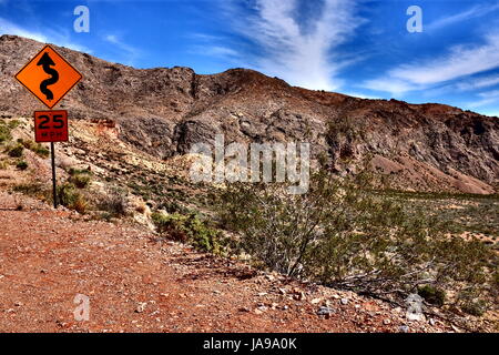 Grand Canyon Rim de l'Ouest, désert du Nevada, USA Banque D'Images