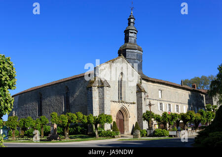 France, Haute Vienne, Mortemart, étiqueté Les Plus Beaux Villages de France, l'église du couvent de l'Augustin Banque D'Images