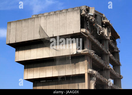 Démolition du Paradise forum à Birmingham, West Midlands, England, Europe Banque D'Images