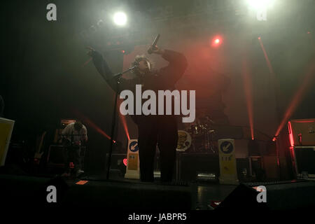 Garçon rat effectue live at the O2 ABC Glasgow En vedette : Rat Boy, la Jordanie Cardy Où : Glasgow, Écosse, Royaume-Uni Quand : 25 Avr 2017 Crédit : Peter Kaminski/WENN.com Banque D'Images