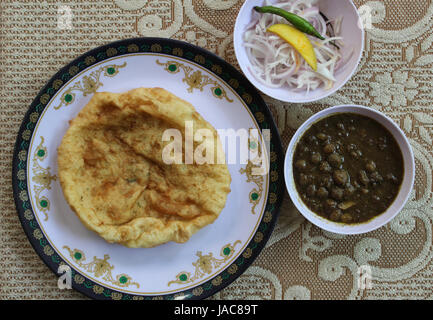 Chole Bhature Banque D'Images