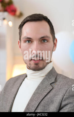 Homme en gros plan Banque D'Images