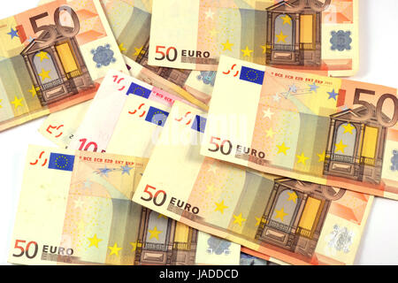 billets en euros Banque D'Images