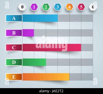 L'infographie d'affaires. Les graphiques 3D et graphiques. Illustration de Vecteur