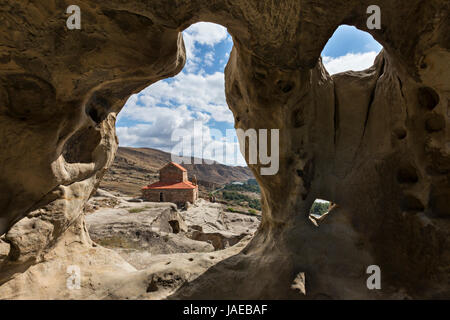 Ville d'Uplistsikhe cave près de la ville de Gori, en Géorgie. Banque D'Images