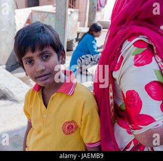 Kalbelia nomades du Rajasthan, Inde Banque D'Images