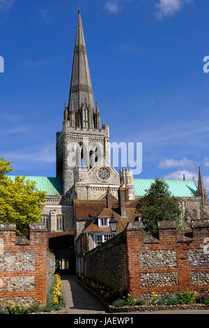 La Cathédrale de Chichester, West Sussex England UK Banque D'Images