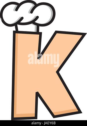 Logotype logo hat chef thème avec lettre initiale Illustration de Vecteur
