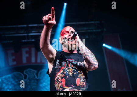 Milan, Italie. 06 juin, 2017. cinq doigts décès punch effectue vivent à Alcatraz à Milan, Italie : crédit mairo cinquetti/Alamy live news Banque D'Images