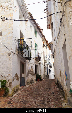 Ain un village de montagne dans le Parc Naturel de Serra d'Espada dans la province de Castellon, Espagne Banque D'Images