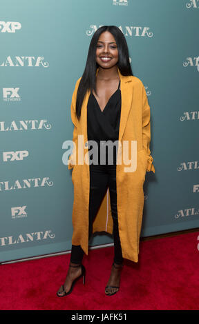 New York, États-Unis. Le 05 juin, 2017. Adrienne Warren assiste à l'Atlanta pour votre examen de dépistage par FX Network à Zankel Hall Carnegie Hall Crédit : Lev Radin/Pacific Press/Alamy Live News Banque D'Images