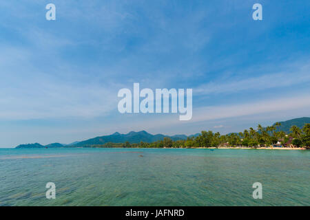 Paysage d'Été tropical sur l'île de Koh Chang en Thaïlande. Prises de paysage klong Prao beach. Banque D'Images