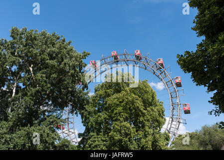 Wiener Riesenrad Grande Roue, Vienne, Autriche, Europe Banque D'Images