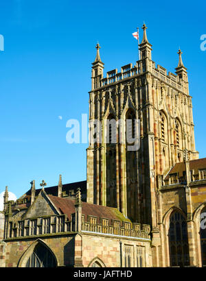 Prieuré de Great Malvern de Malvern, Worcestershire, Royaume-Uni Banque D'Images