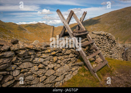 Helvellyn est une montagne dans le Lake District, le point le plus élevé de la gamme Helvellyn. Ses une Wainwright Banque D'Images