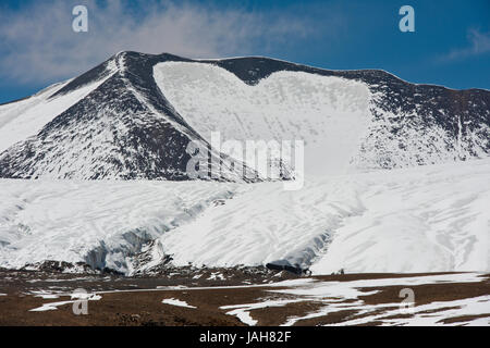 Glacier Glacier Purog Kangri, modification tarifaire 6929m, Shuanghu County, le comté de Nagqu, Changtang, Tibet, Chine Banque D'Images