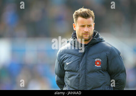 Hartlepool United manager Matthew Bates Banque D'Images