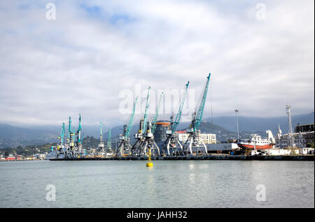 Port de mer. Batumi, Géorgie Banque D'Images