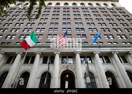 Bâtiment public ledger Philadelphie USA Banque D'Images