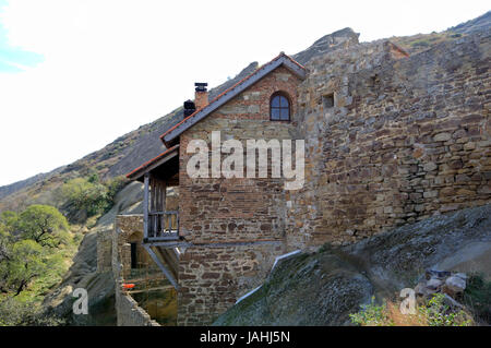 Monastère orthodoxe de Géorgie David Gareja complexes. La Géorgie. Banque D'Images