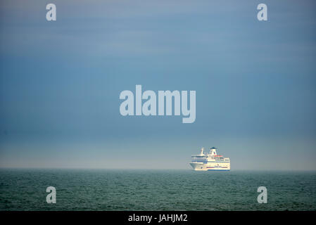 Brittany Ferries, Britagne, entrée en Portsmouth, Hampshire, Royaume-Uni Banque D'Images