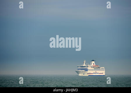 Brittany Ferries, Britagne, entrée en Portsmouth, Hampshire, Royaume-Uni Banque D'Images