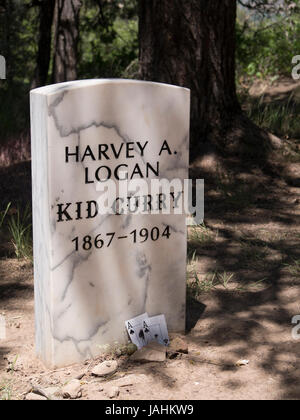 Kid Curry (Harvey Logan une grave), Linwood memorial Cemetery, Glenwood Springs, Colorado. Banque D'Images