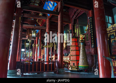 Temple de mystère, un complexe taoïste fondée en Dynastie Song, Suzhou, Province de Jiangsu, Chine Banque D'Images