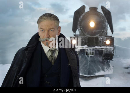 Le meurtre de l'Orient Express est un film américain réalisé par Kenneth Branagh. Le scénario de Michael Green est basé sur le roman 1934 du même nom d'Agatha Christie. Le film stars Branagh, Tom Bateman, Lucy Boynton, Olivia Colman, Penélope Cruz, Willem Dafoe, Judi Dench, Johnny Depp, Michelle Pfeiffer, Sergei Polunin, Daisy et Ridley. Cette photo est pour un usage éditorial uniquement et est l'auteur de la société film et/ou le photographe attribué par le film ou la société de production et ne peut être reproduite que par des publications dans le cadre de la promotion de l'un Banque D'Images