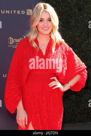 Daytime Emmy Awards 2017 arrivants tenue au Pasadena Civic Center. Avec : Daphne Oz Où : Los Angeles, California, United States Quand : 30 Avr 2017 Crédit : Adriana Barraza M./WENN.com Banque D'Images