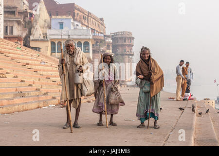 Varanasi, Uttar Pradesh, Inde, Asie Banque D'Images