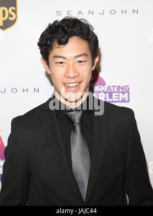 Patinage artistique au Harlem's 20e anniversaire des champions dans la vie Gala bénéfice Sasha Cohen et Curtis McGraw Webster et la présentation de Scott Hamilton avec la puissance de l'Inspiration tenue à 583 Park Avenue - Arrivées avec : Nathan Chen Où : New York, New York, United States Quand : 02 mai 2017 Credit : Derrick Saleurs/WENN.com Banque D'Images