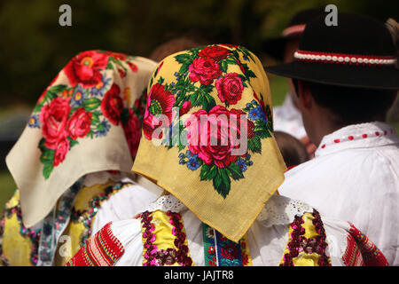 L'Europe de l'Est,europe,Slovaquie,Pologne,,Cerveny Klastor marge,folklore,festival, fête, festival avec costumes traditionnels costumes,national,culture,l'été, Banque D'Images